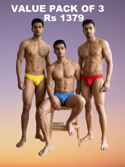 Everyday Essentials 3 Thongs Value Pack